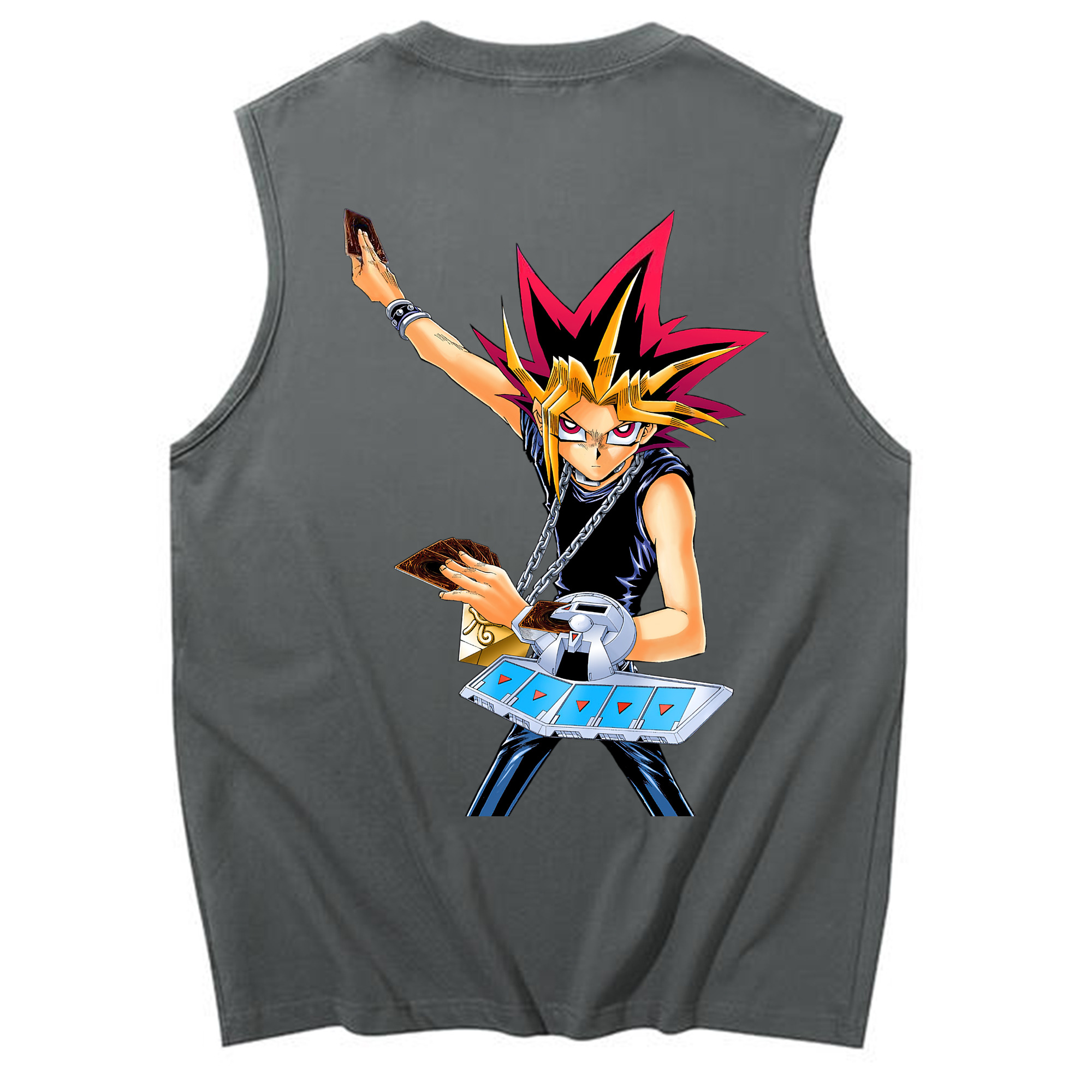（画像用） 遊☆戯☆王 Yu-Gi-Oh! コットン100％タンクトップ（背面プリント）